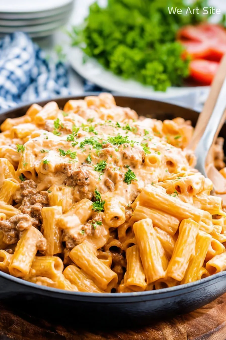 Cheeseburger Pasta