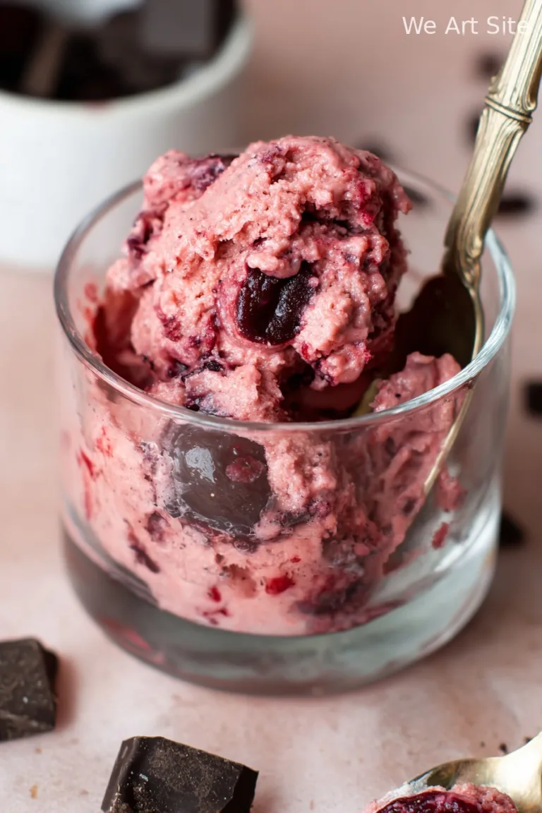 Cherry Garcia Nice Cream (Vegan)