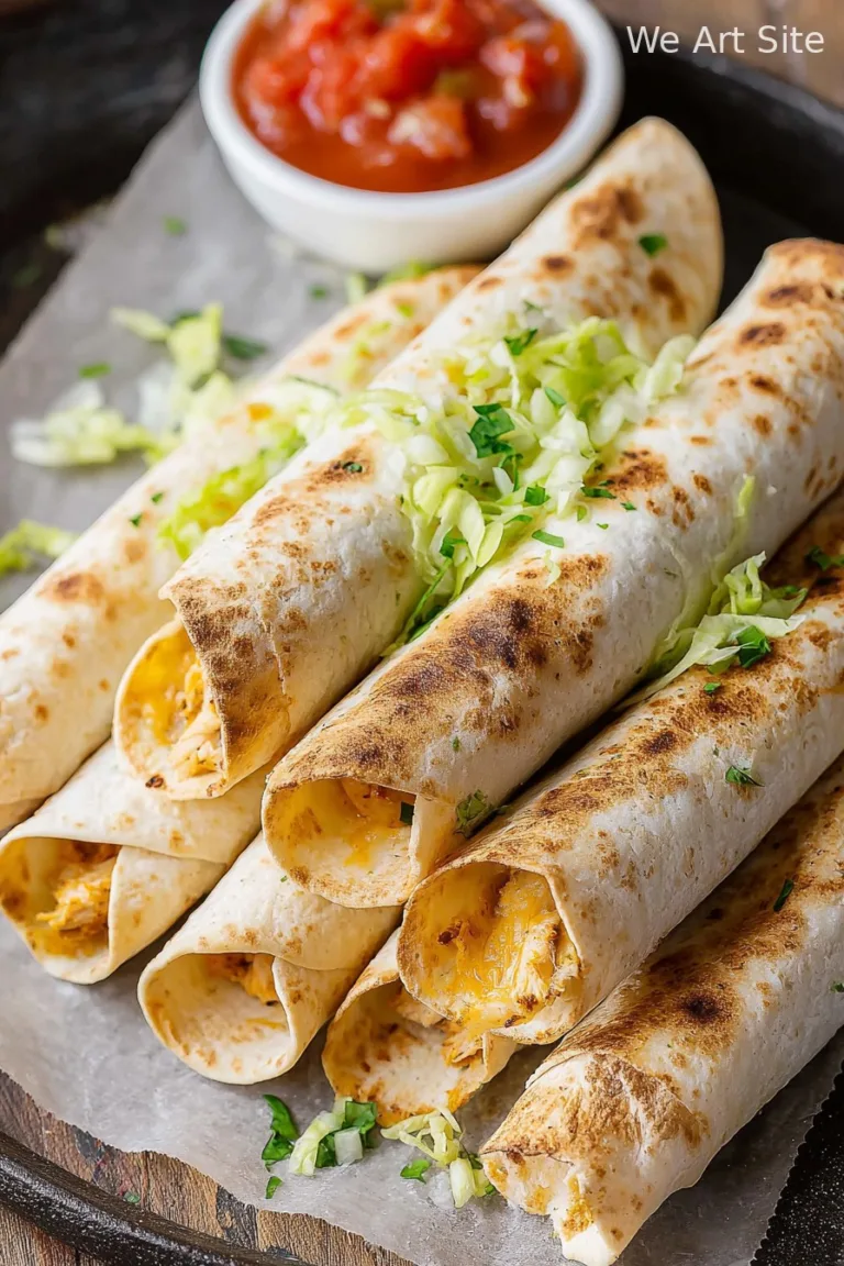 Easy Gluten Free Chicken Taquitos Recipe