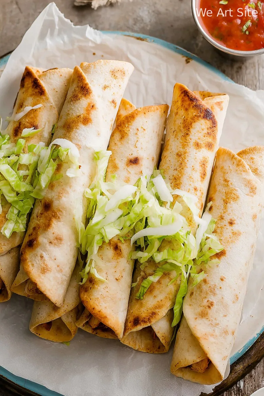 Easy Gluten Free Chicken Taquitos Recipe