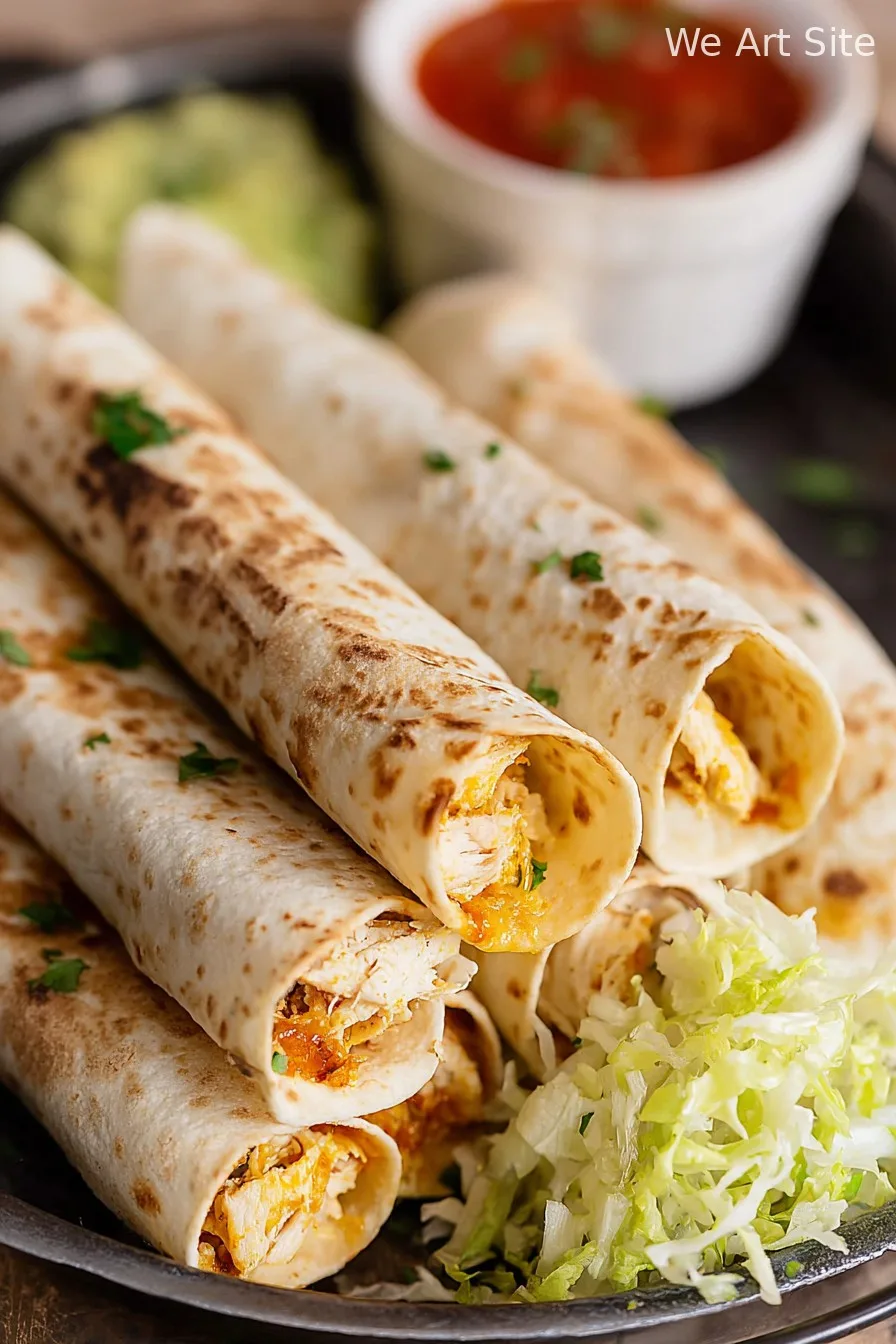 Easy Gluten Free Chicken Taquitos Recipe