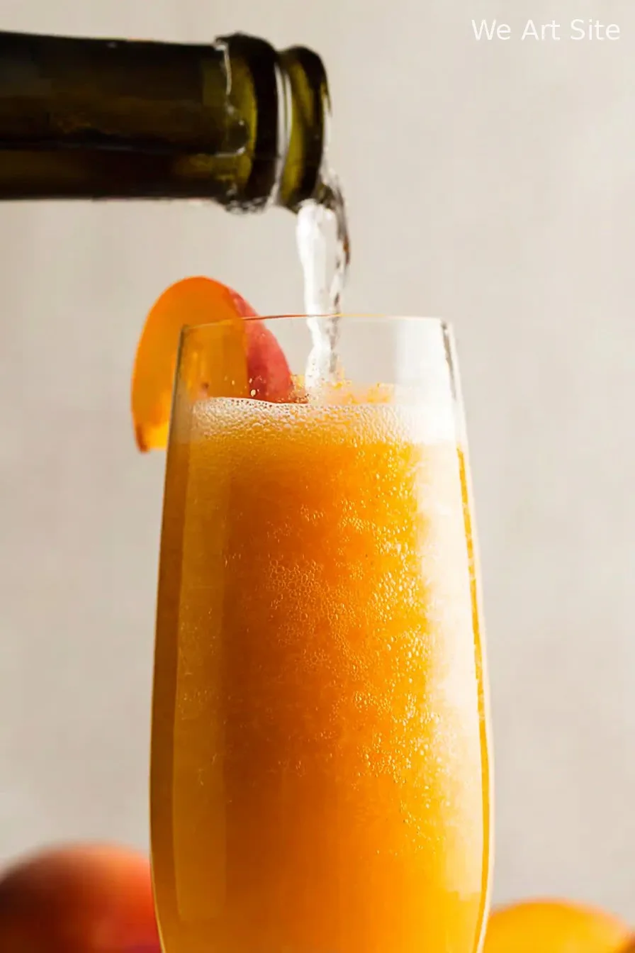 Frozen Peach Bellini