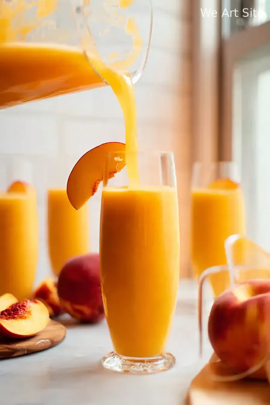 Frozen Peach Bellini