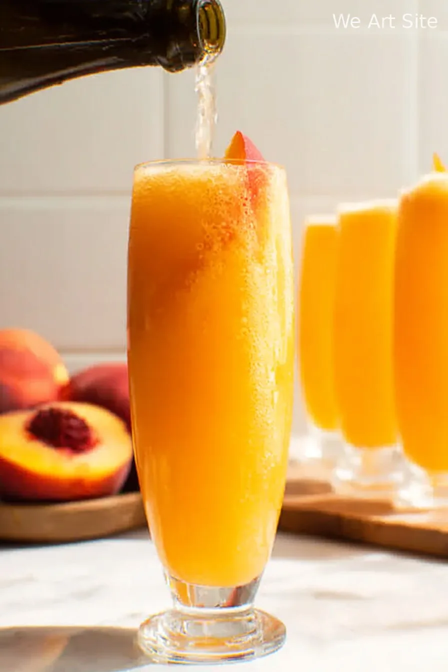 Frozen Peach Bellini