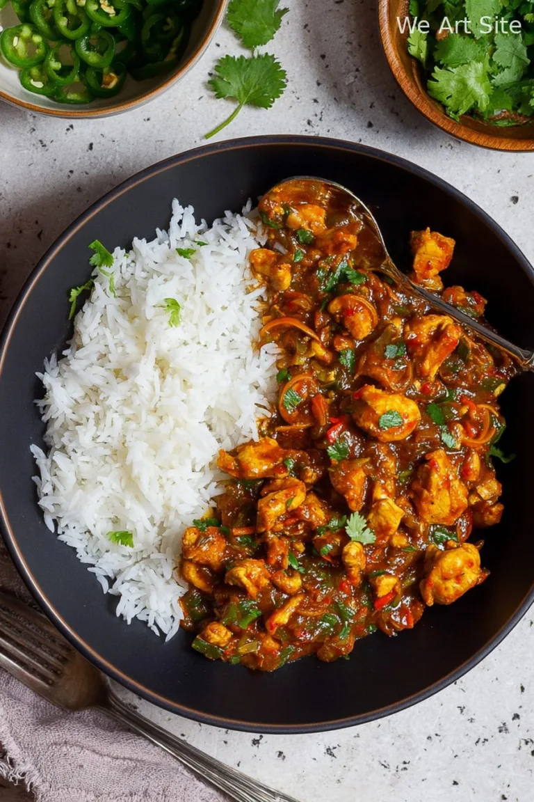 Garlic Chilli Chicken Curry (Indian Takeaway Style)