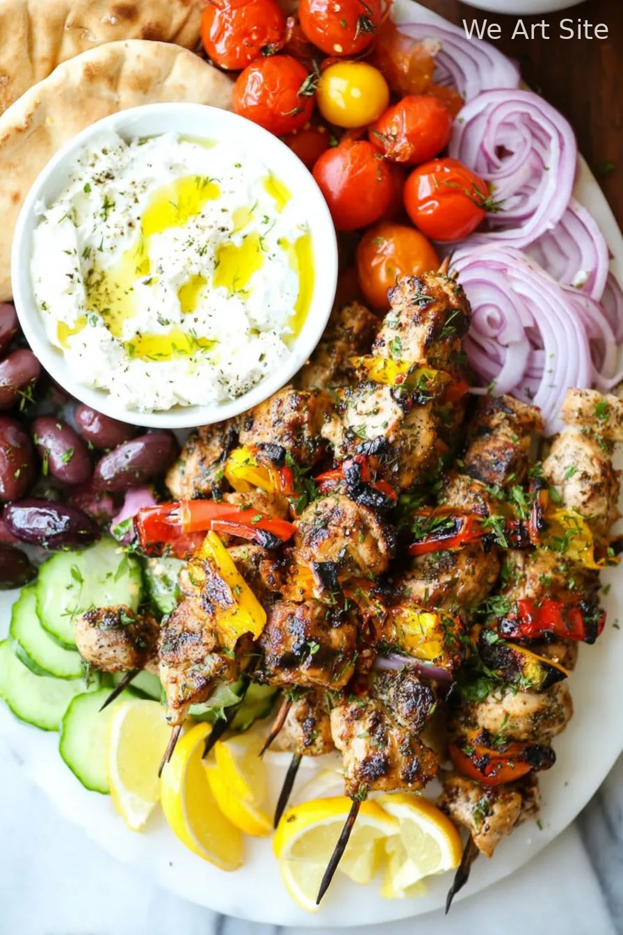 Greek Chicken Kabobs