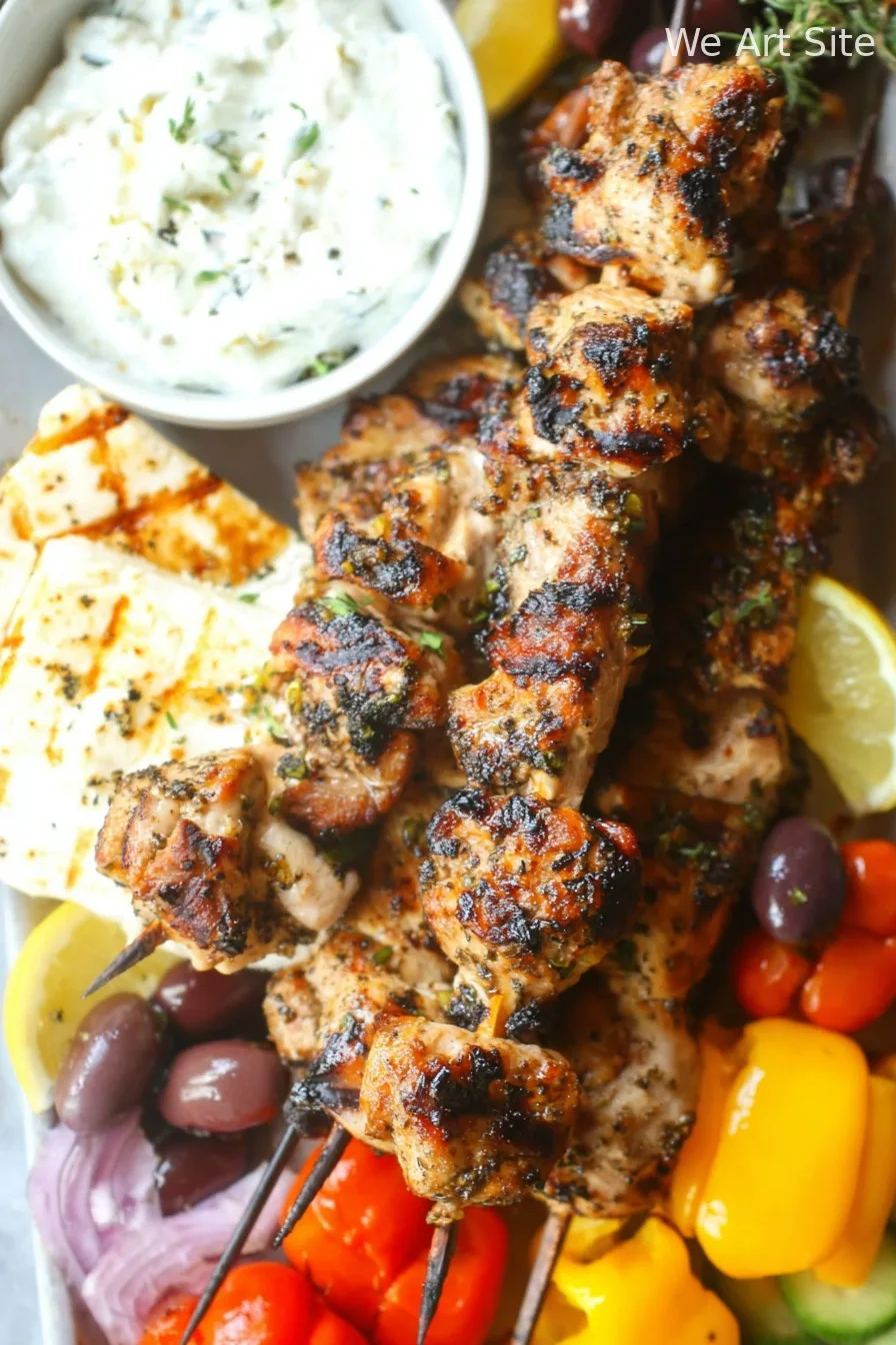 Greek Chicken Kabobs