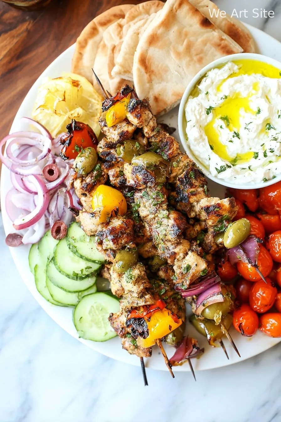 Greek Chicken Kabobs
