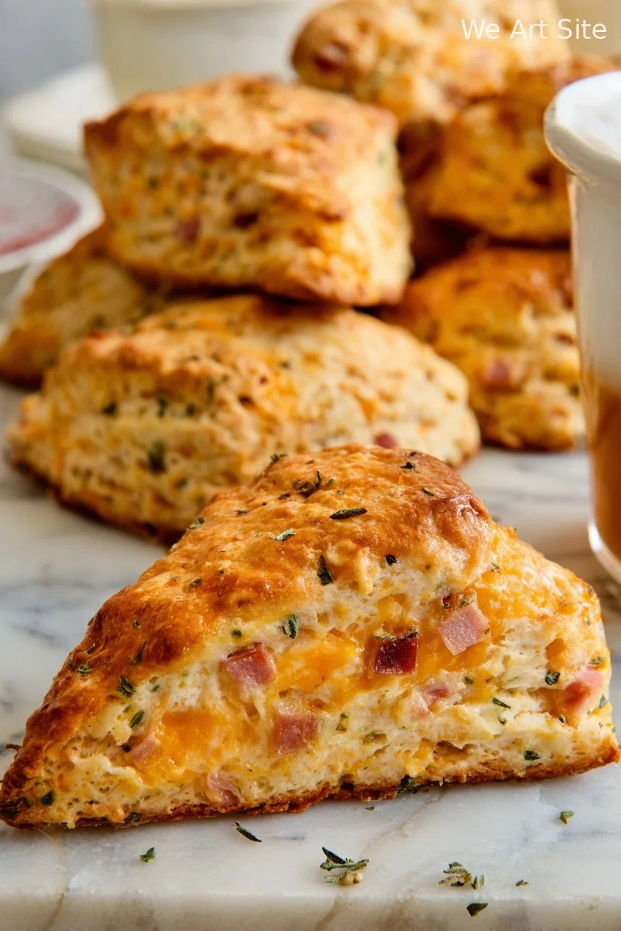 Ham and Cheese Scones