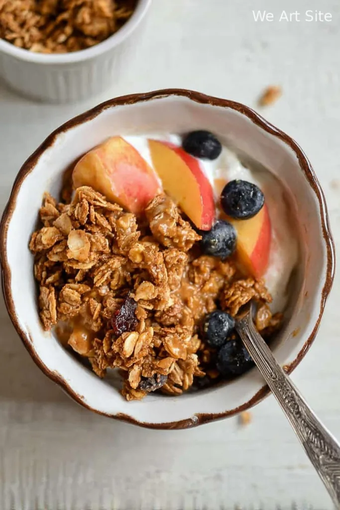 Homemade Peanut Butter Protein Granola