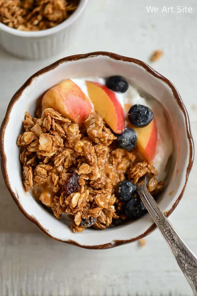 Homemade Peanut Butter Protein Granola