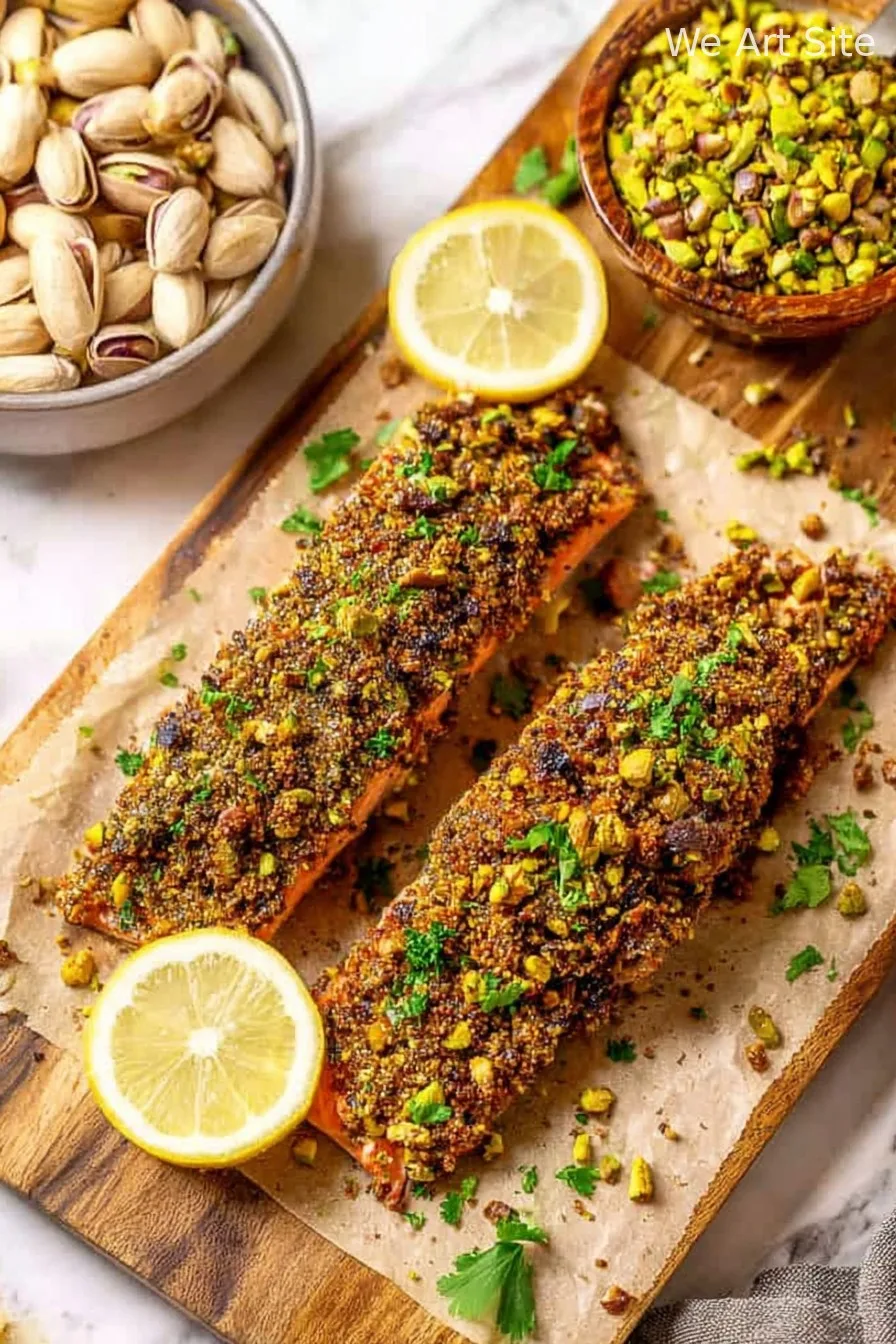 Pistachio-Crusted Salmon