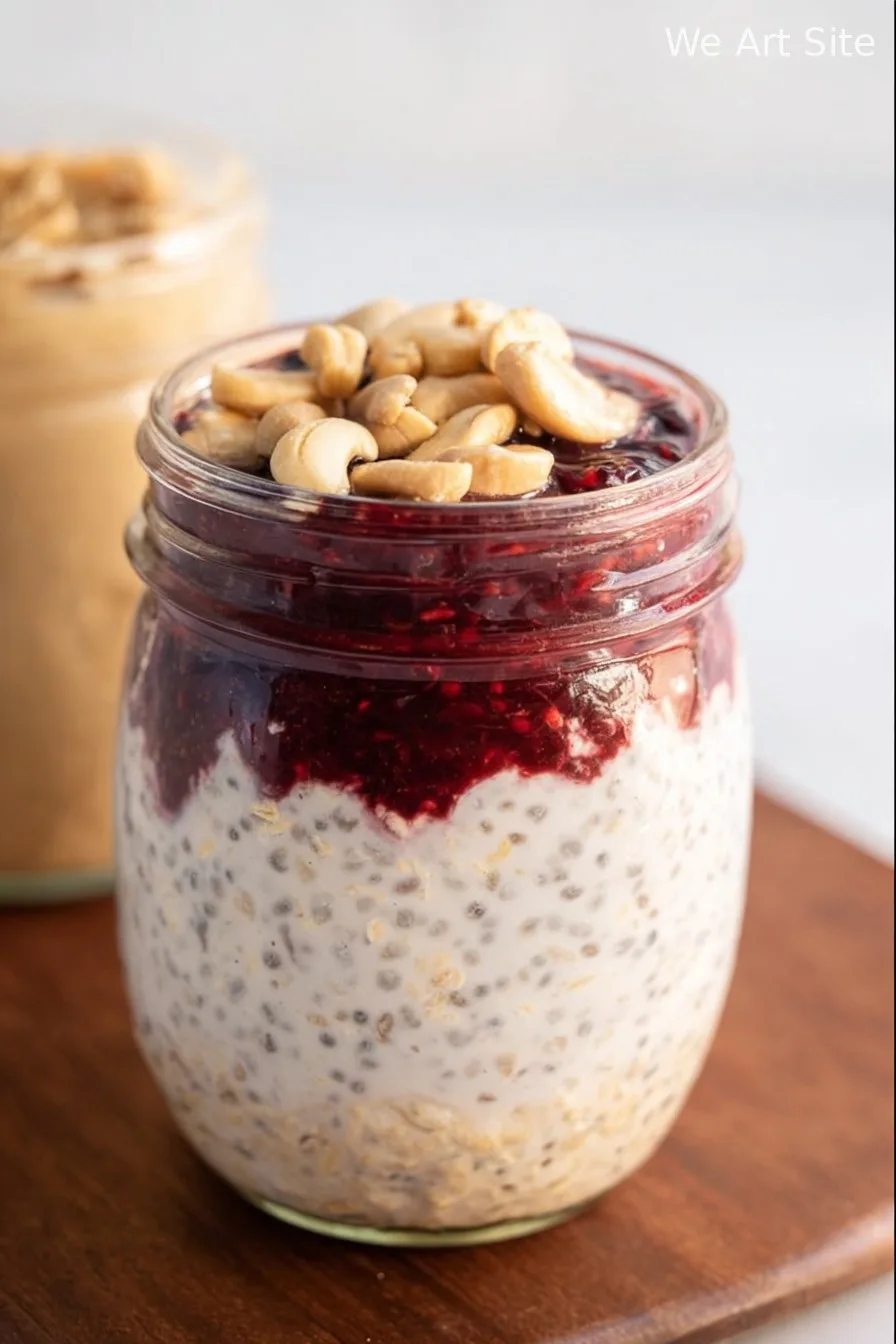 Quick & Creamy High Protein Overnight Oats