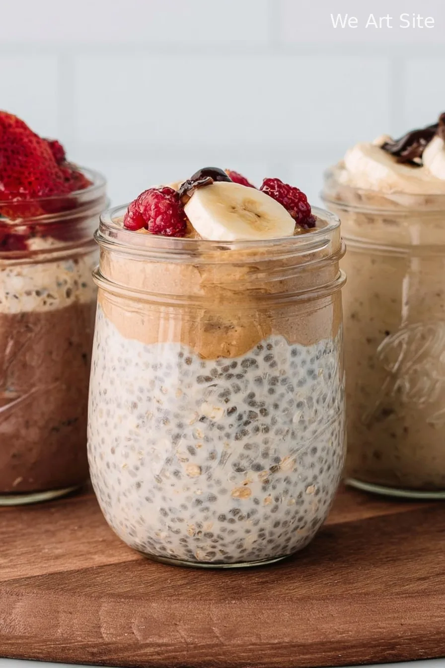 Quick & Creamy High Protein Overnight Oats