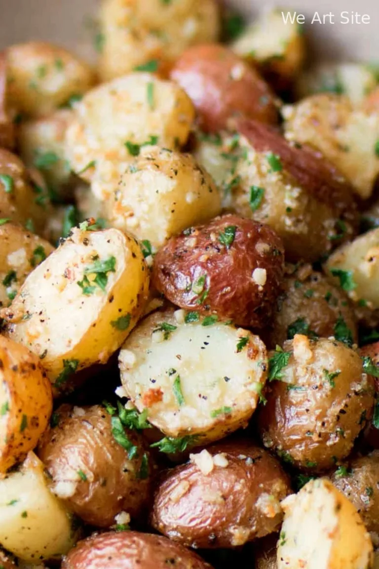 Roasted Garlic Parmesan Baby Potatoes
