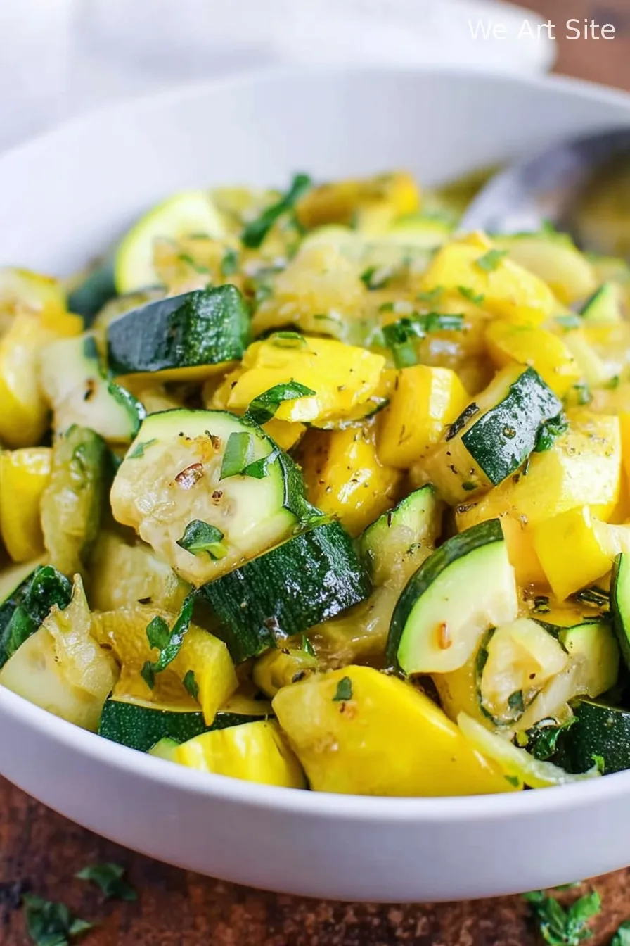 Sautéed Zucchini and Yellow Squash