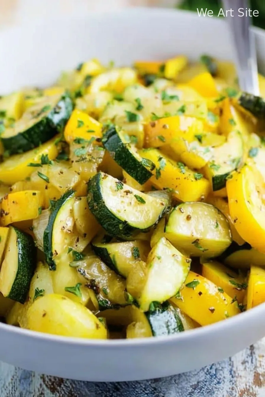Sautéed Zucchini and Yellow Squash