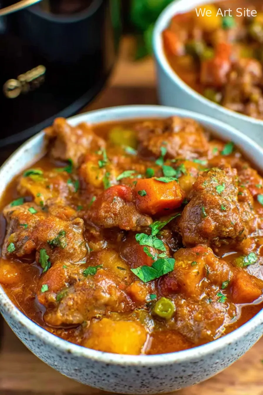 Slow Cooker Pork Stew