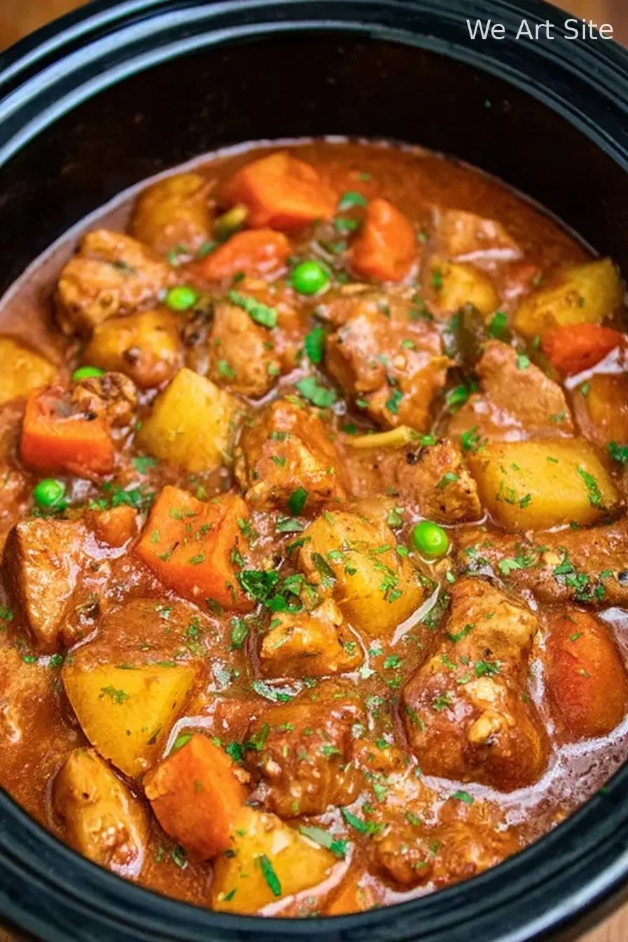 Slow Cooker Pork Stew