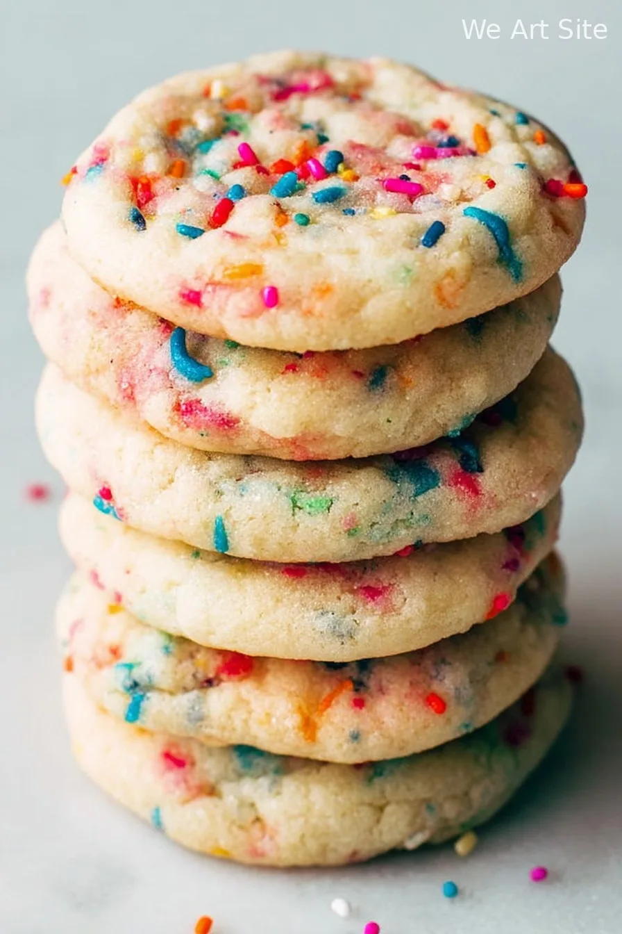 Soft Funfetti Cookies
