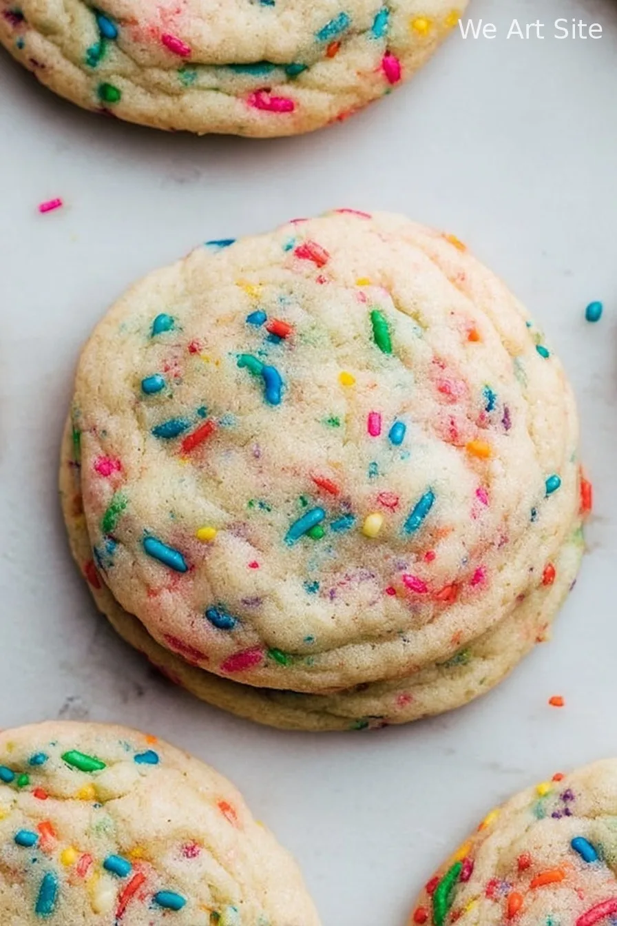 Soft Funfetti Cookies