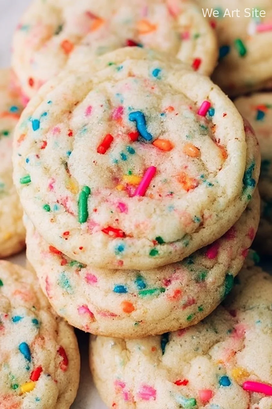Soft Funfetti Cookies