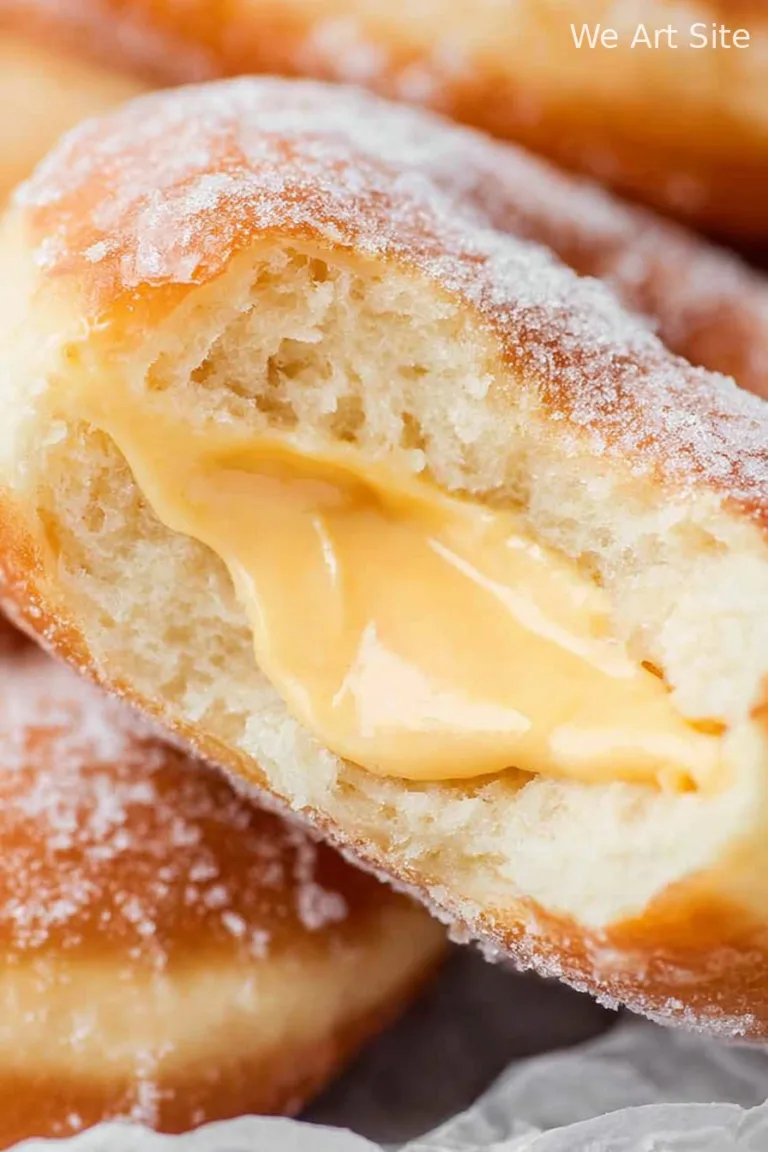 Vanilla Custard Doughnuts