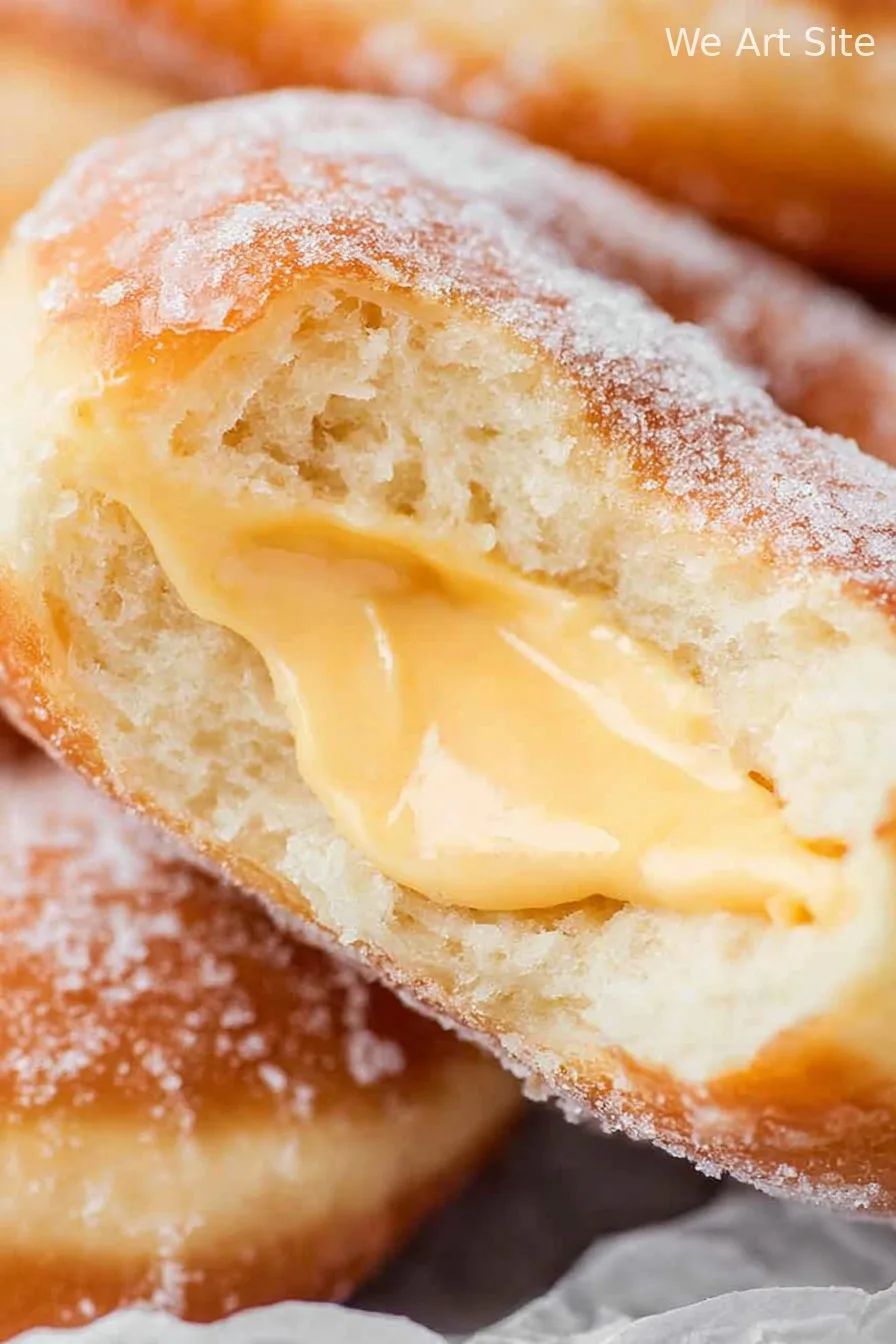 Vanilla Custard Doughnuts