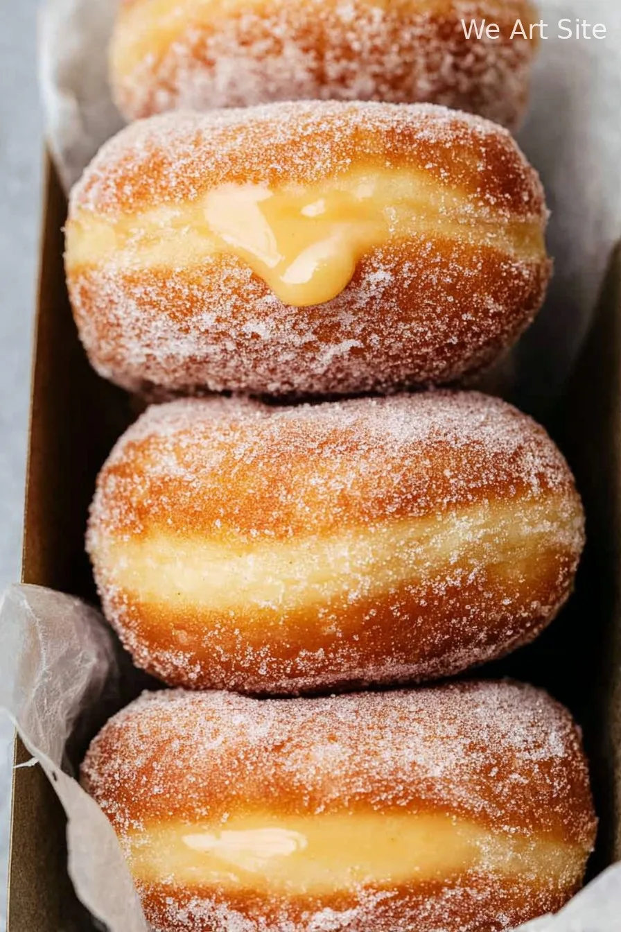 Vanilla Custard Doughnuts