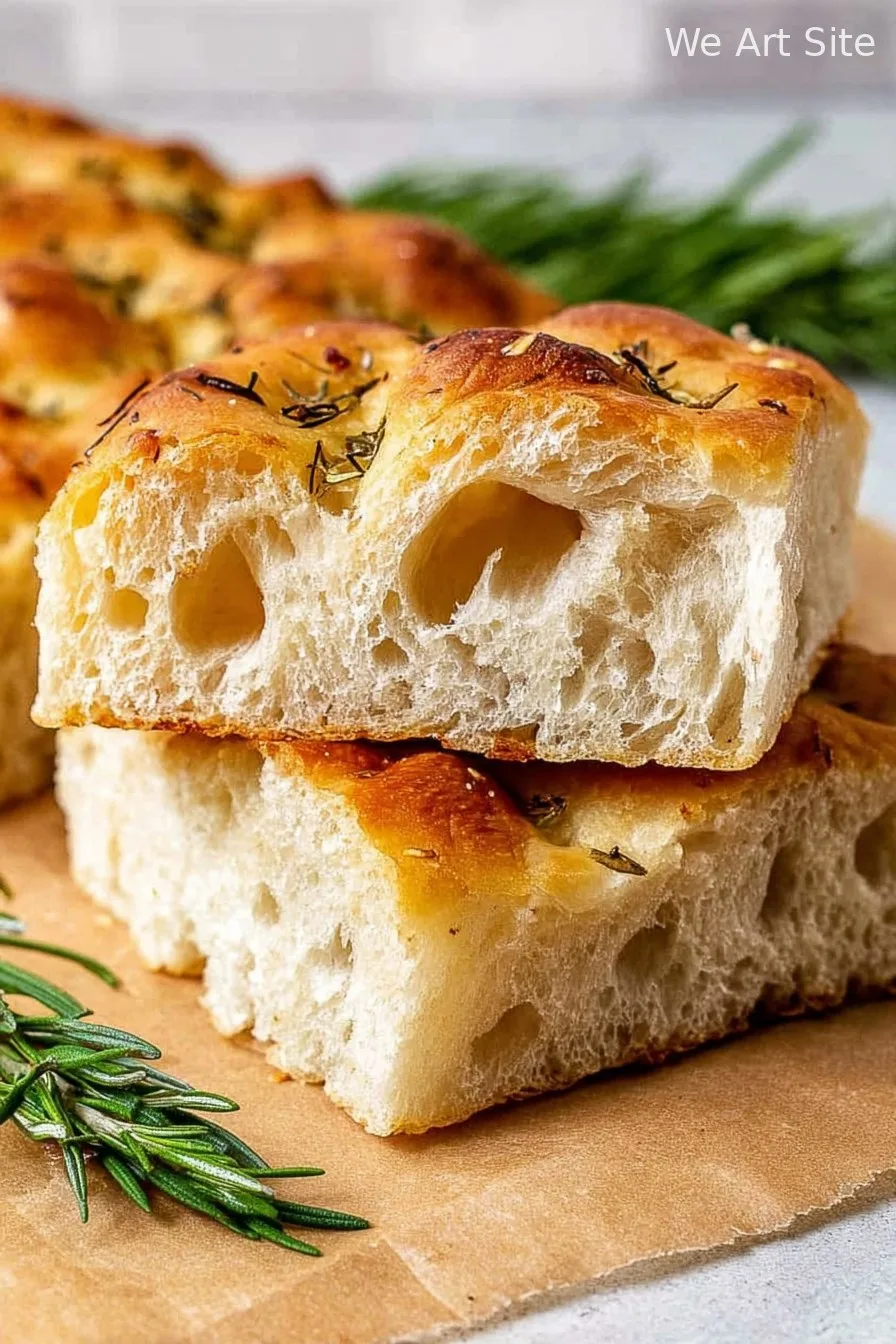 Easy Focaccia Bread (No Knead, One Bowl)