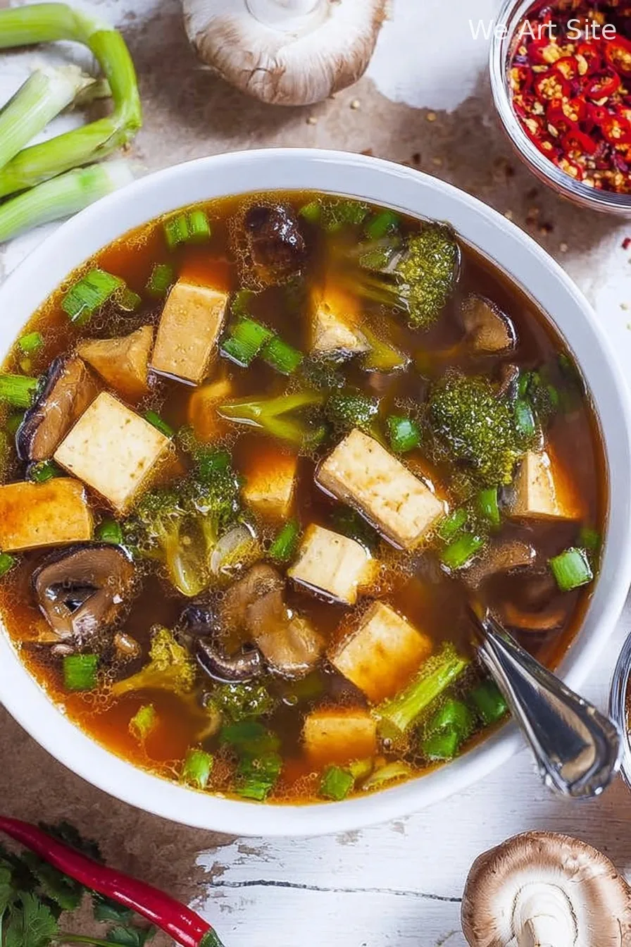 Easy Tofu Soup (30-Minutes in One-Pot)