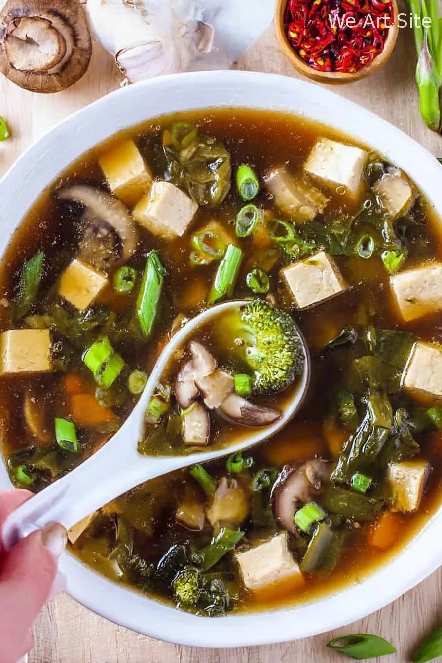 Easy Tofu Soup (30-Minutes in One-Pot)