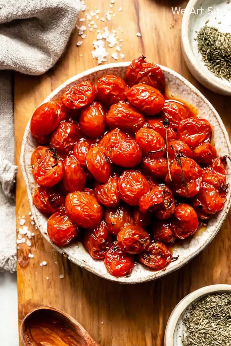 Roasted Cherry Tomatoes with Garlic